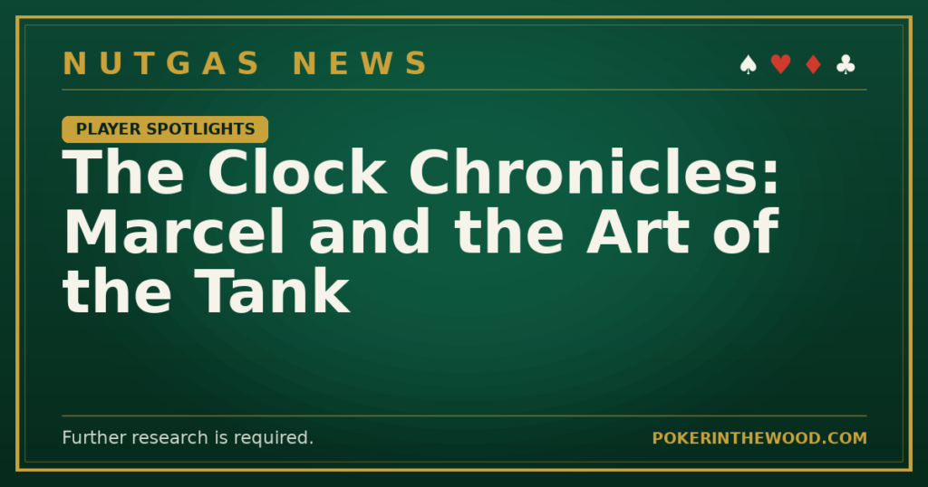The Clock Chronicles: Marcel and the Art of the Tank